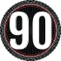 90 points badge
