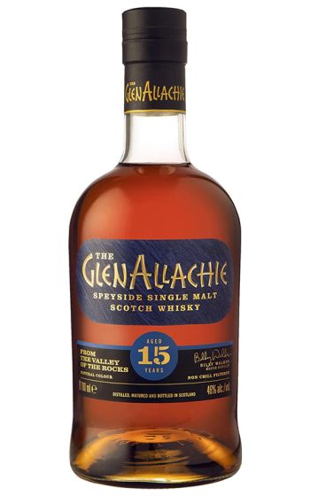 Glenallachie 15 Year Old Speyside (Scotland) Single Malt Scotch Whisky 700ml - 1 Bottle