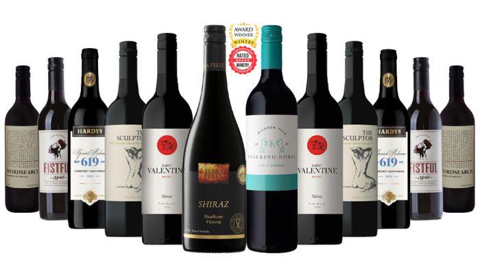 Spring Classics Red Mixed - 12 Bottles including wine from Award Winning Winery