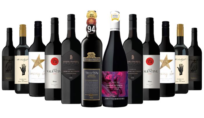 The Matchmaker Super Premium Red Mixed with Gold Medal Winner Wines - 12 Bottles