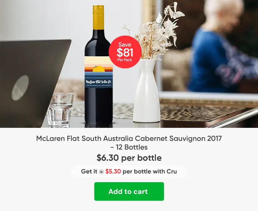 McLaren Flat South Australia Cabernet Sauvignon 2017 - 12 Bottles