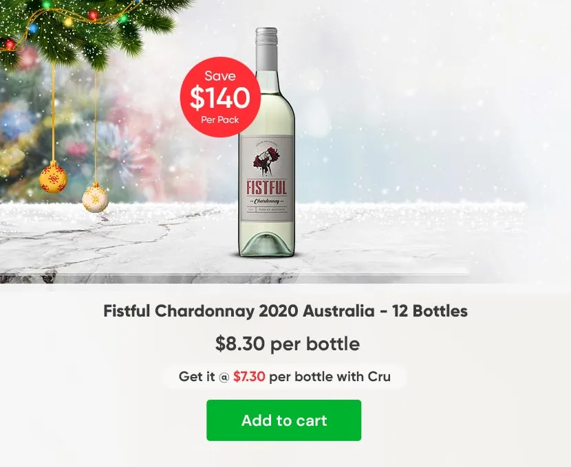 Fistful Chardonnay 2020 Australia - 12 Bottles